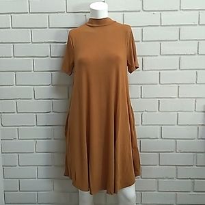 Zealand Premium Mock Neck W/ Pockets Dress. Size Medium